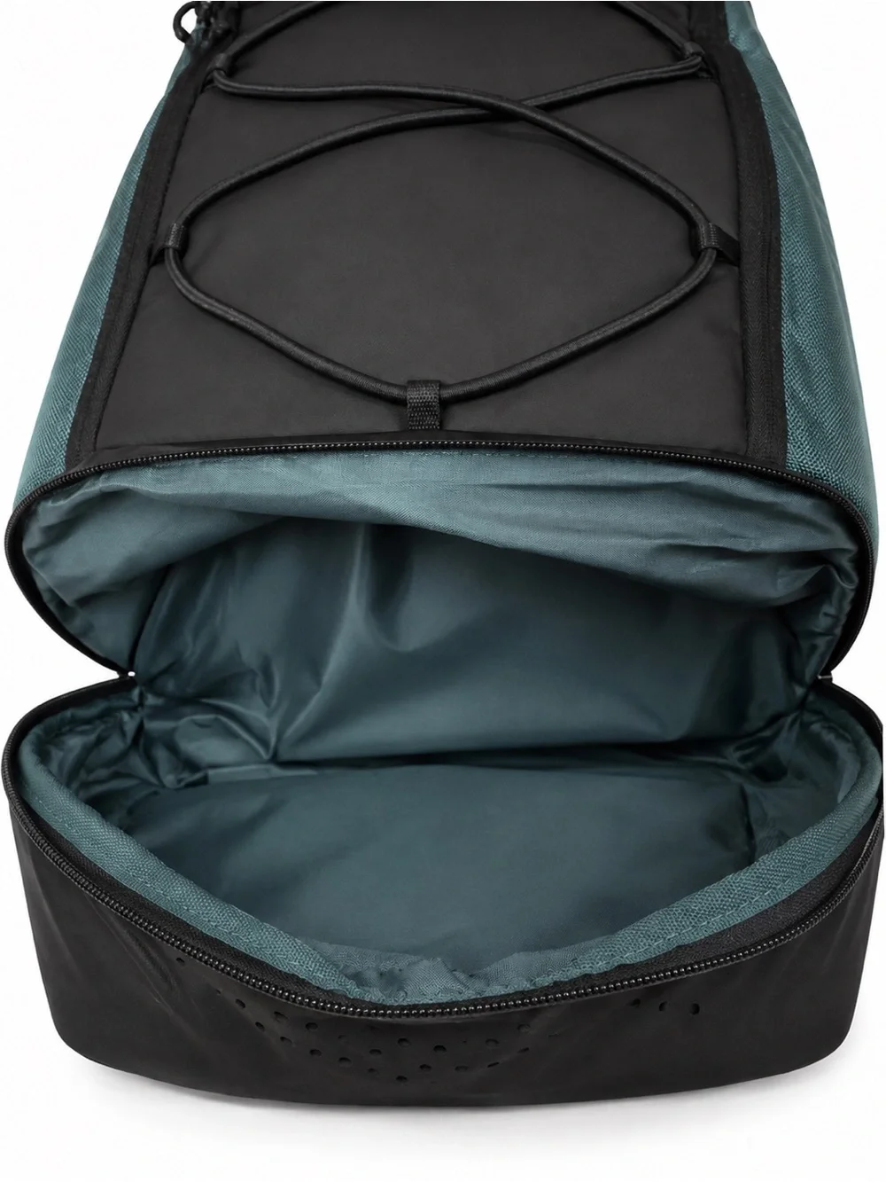 Jordan Teal and Black Men's Backpack with Front Bungee